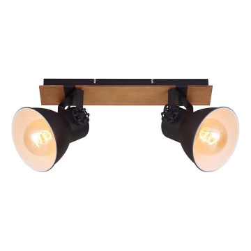 Briloner 2742-025 - Spotlight SPOTLIGHT 2xE27/40W/230V black/brown