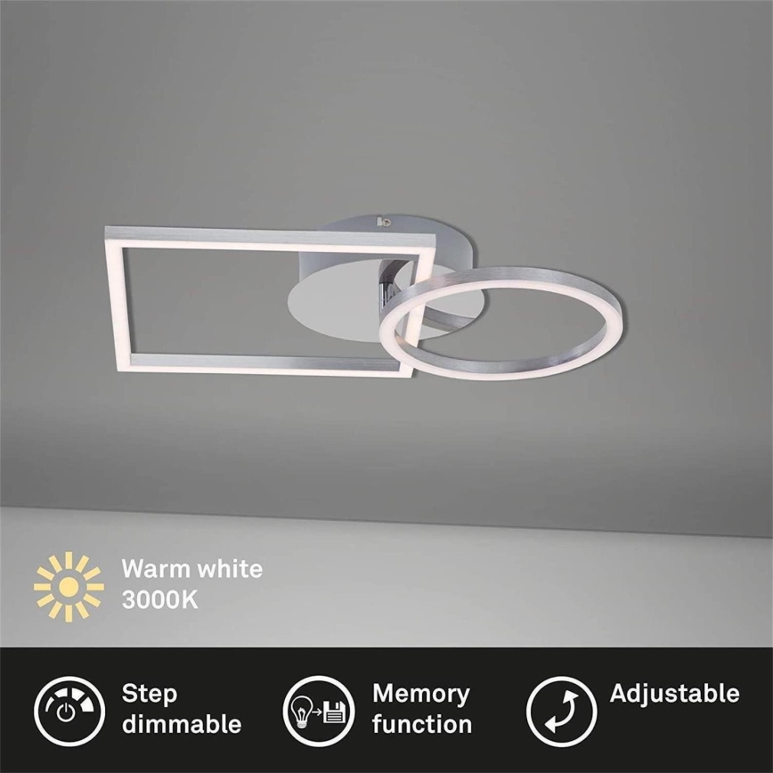 Briloner 3114-018 - LED Dimmable ceiling light FRAME LED/19,6W/230V 3000K