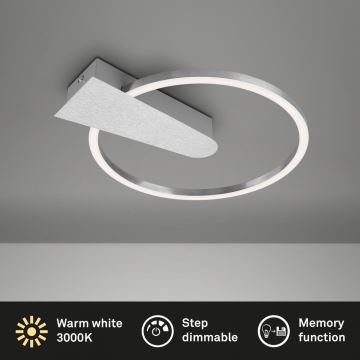 Briloner 3542-018 - LED Dimmable ceiling light NICO LED/12W/230V chrome