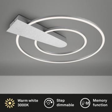 Briloner 3543-018 - LED Dimmable ceiling light NICO LED/25W/230V chrome