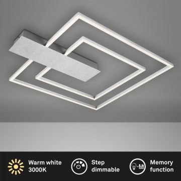 Briloner 3545-018 - LED Dimmable ceiling light NICO LED/25W/230V chrome