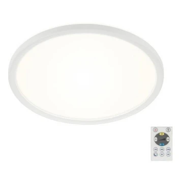 Briloner 7079-016 - LED Dimmable ceiling light SLIM LED/18W/230V 2700-6500K + remote control