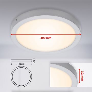 Briloner 7141-014 - LED Ceiling light FIRE LED/21W/230V 3000K