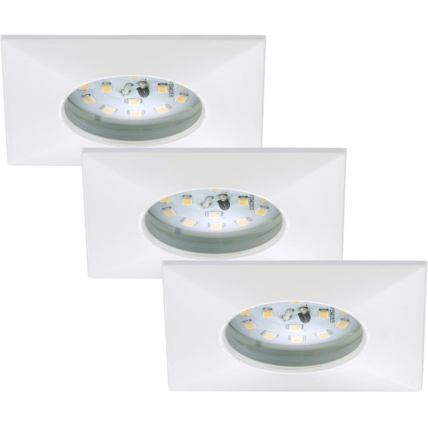 Briloner 7205-036 - SET 3x LED Bathroom recessed light ATTACH LED/5W/230V IP44 white