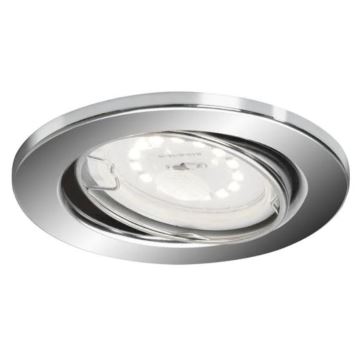 Briloner 7277-038 - SET 3x LED Dimmable bathroom recessed light 1xGU10/5W/230V IP23