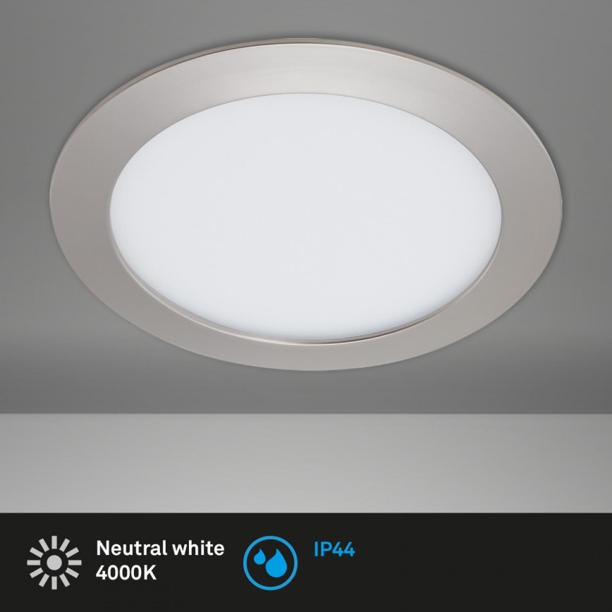 Briloner 7286-012 - LED Bathroom recessed light LED/12W/230V IP44