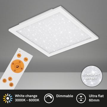 Briloner 7302-016 - LED Dimmable ceiling light STARRY SKY LED/23W/230V 3000-6000K + remote control