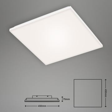 Briloner 7378-116 - LED Dimmable ceiling light FRAMELESS LED/24W/230V 3000-6500K + remote control