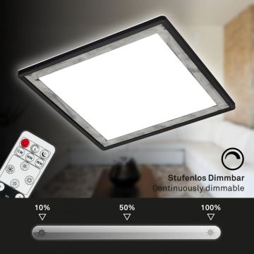 Briloner 7459-414 - LED Dimmable ceiling light SLIM LED/22W/230V 2700-6500K + remote control