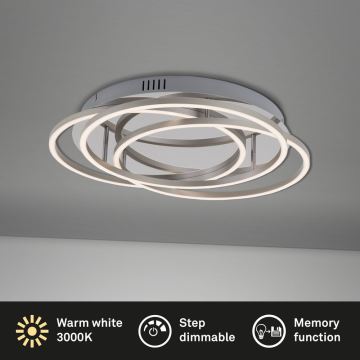 Briloner - LED Dimmable ceiling light FRAMES LED/60W/230V shiny chrome