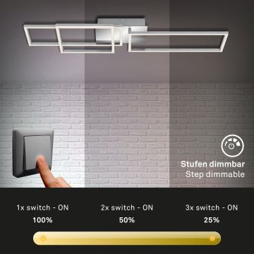 Briloner - LED Dimmable surface-mounted chandelier FRAME LED/44W/230V