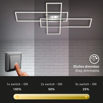 Briloner - LED Dimmable surface-mounted chandelier FRAME LED/50W/230V