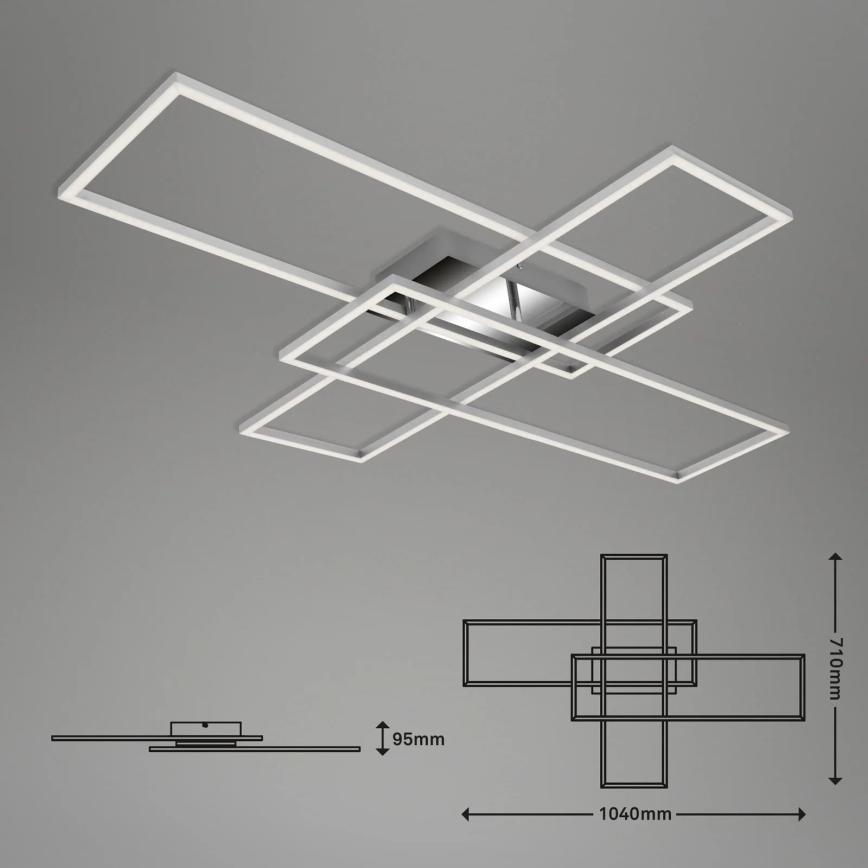 Briloner - LED Dimmable surface-mounted chandelier FRAME LED/50W/230V