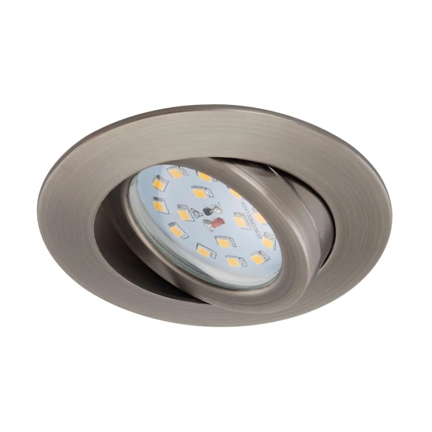 Briloner 7296-011 - LED Dimmable bathroom recessed light ATTACH LED/6,5W/230V IP23 anthracite