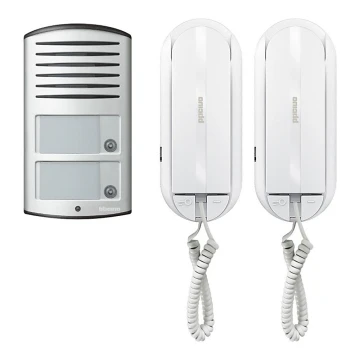 Bticino 366821 - Doorbell for 2 apartments + input panel LINEA 2000