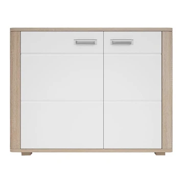 Cabinet MOLDIS 85,5x107 cm oak canyon/white