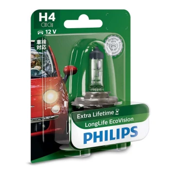 Car bulb Philips ECO VISION 12342LLECOB1 H4 P43t-38/55W/12V 3100K