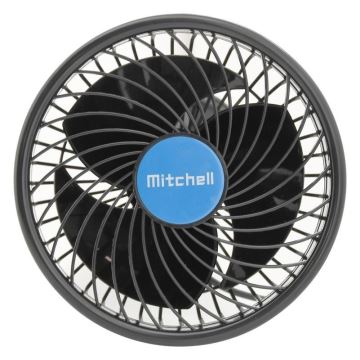 Car fan with a suction cup 9W/12V black