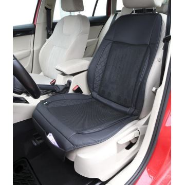 Car seat cover with ventilation 10W/12V black