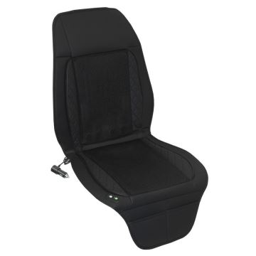 Car seat cover with ventilation 10W/12V black