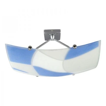 Ceiling light ASPIS 2xE27/100W/230V white/blue