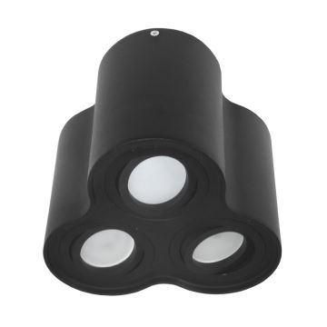 Ceiling light BAROCO 3xGU10/30W/230V black