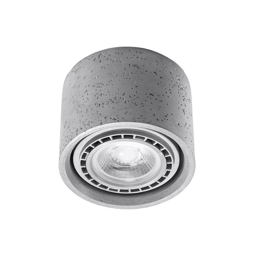 Ceiling light BASIC AR111 1xGU10/40W/230V concrete