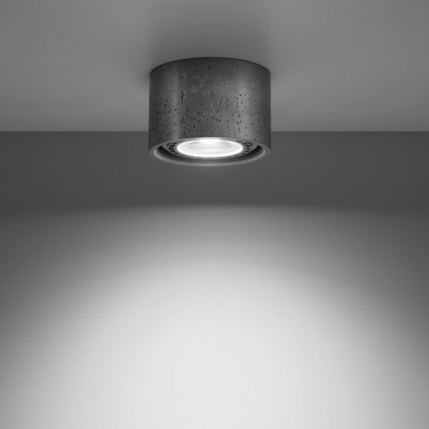 Ceiling light BASIC AR111 1xGU10/40W/230V concrete