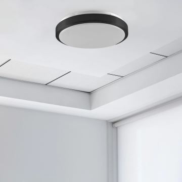 Ceiling light BENEDYKT 2xE27/20W/230V d. 33 cm black