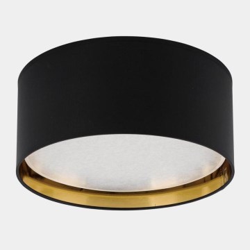 Ceiling light BILBAO 4xE27/15W/230V d. 45 cm black/gold