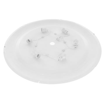 Ceiling light CLEO 6xE27/24W/230V d. 78 cm black