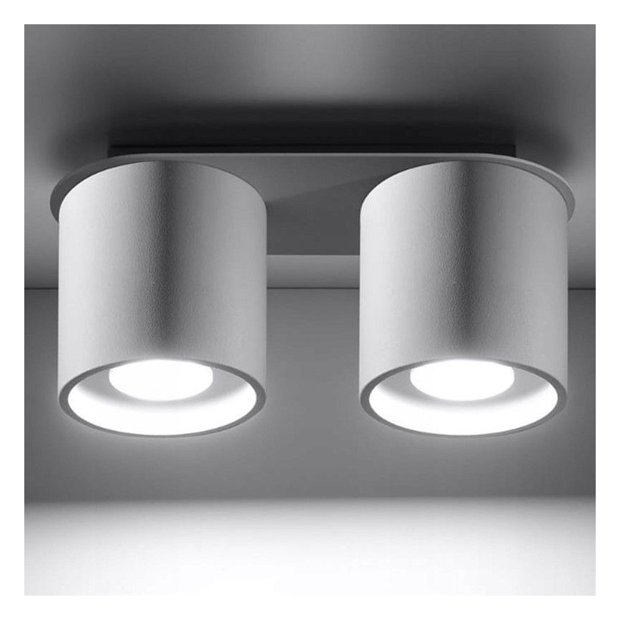 Ceiling light CREEP 2xGU10/25W/230V white