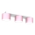 Ceiling light DIXIE 3xGX53/11W/230V pink