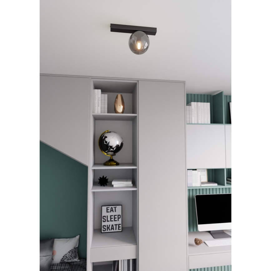 Ceiling light FIT 1xE14/10W/230V black/grey