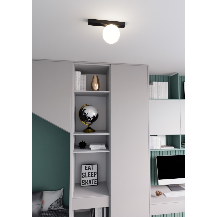 Ceiling light FIT 1xE14/10W/230V black/white