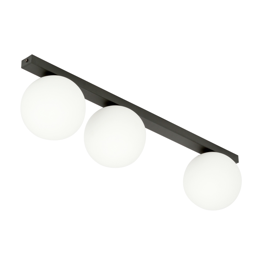 Ceiling light FIT 3xE14/10W/230V black/white