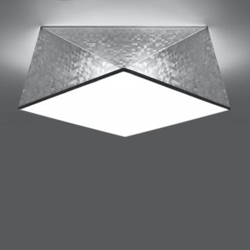 Ceiling light HEXA 2xE27/60W/230V silver