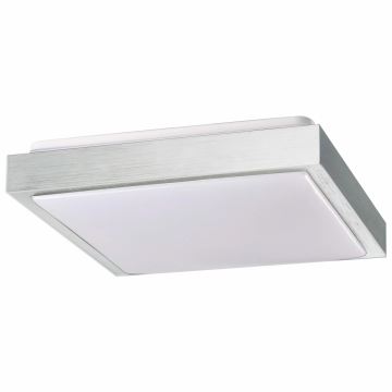 Ceiling light KAZIMIERZ 2xE27/20W/230V 29,5x29,5 cm silver