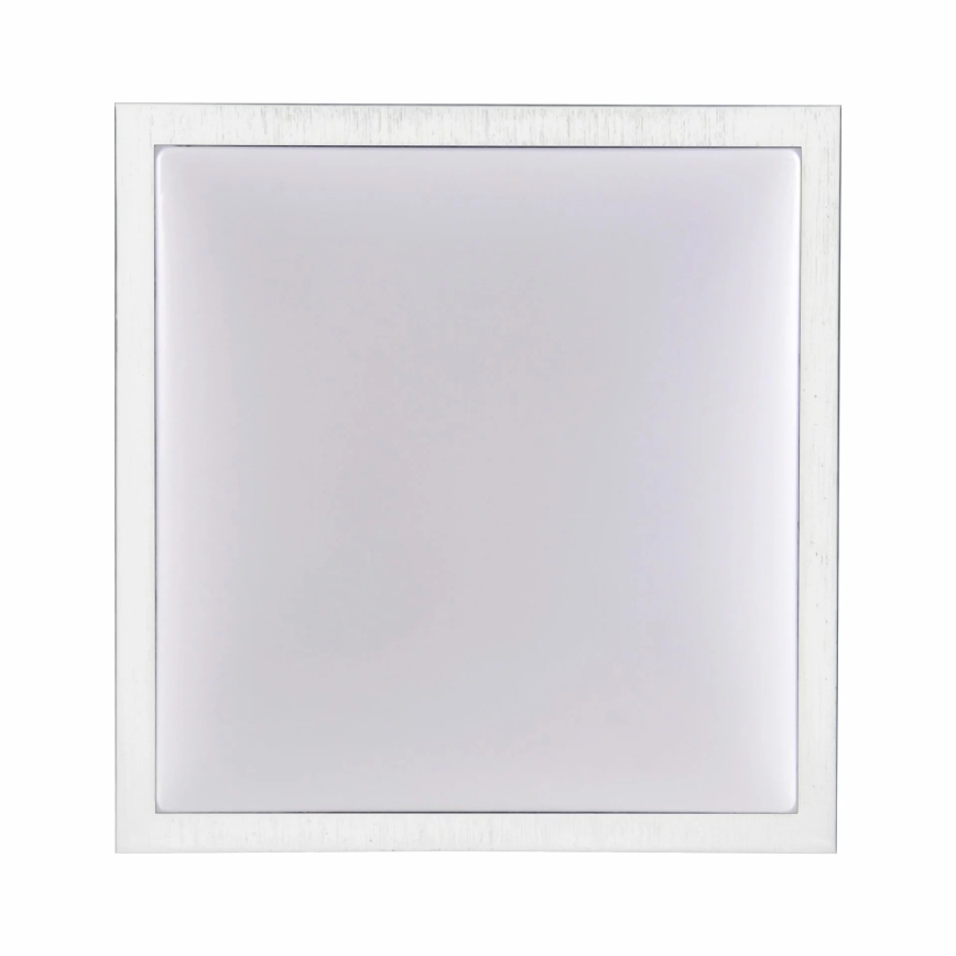 Ceiling light KAZIMIERZ 2xE27/20W/230V 29,5x29,5 cm silver