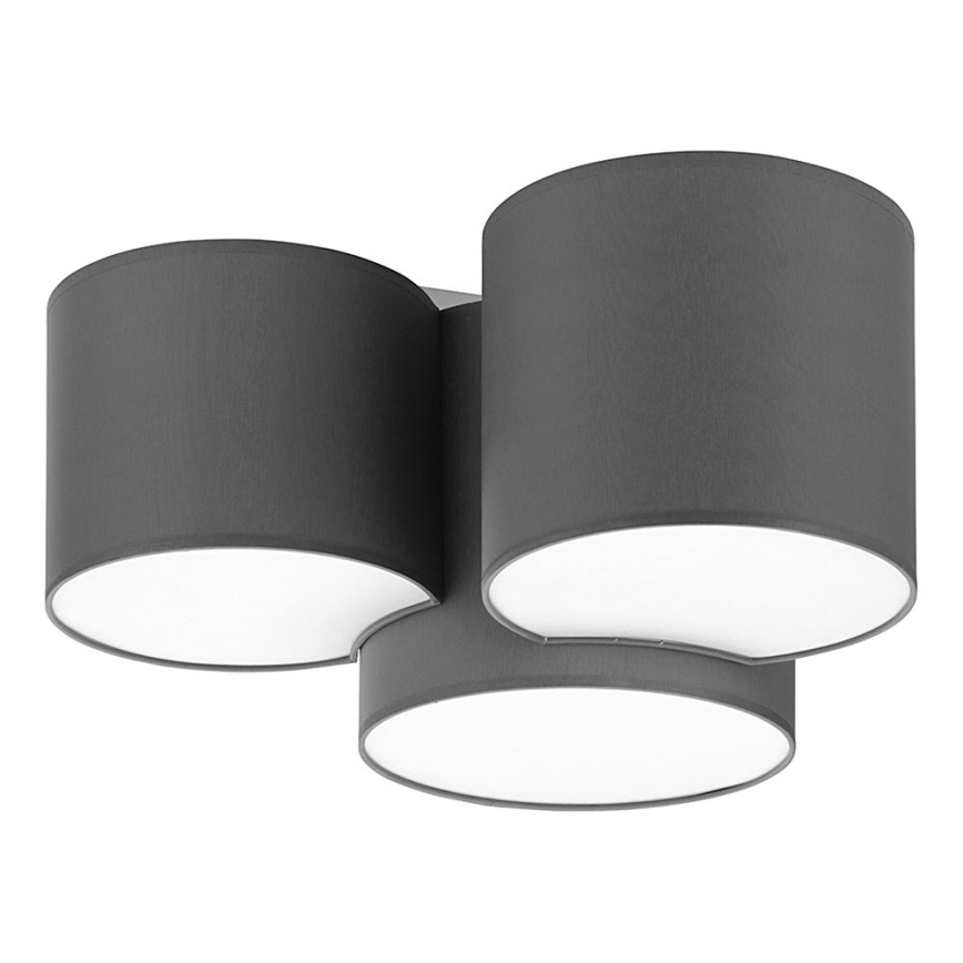 Ceiling light MONA 3xE27/15W/230V grey