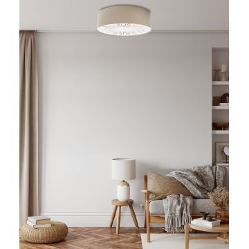 Ceiling light RAYS 2xE27/60W/230V d. 60 cm beige