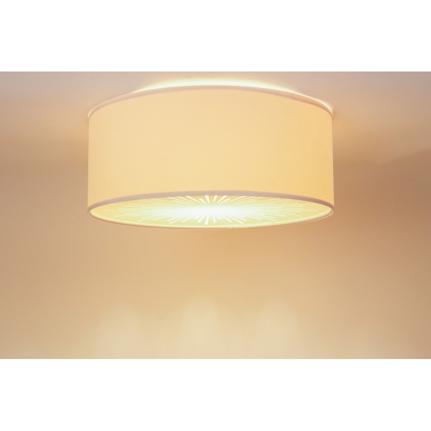 Ceiling light RAYS 2xE27/60W/230V d. 60 cm beige