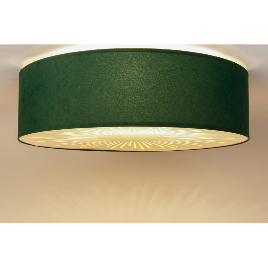 Ceiling light RAYS 2xE27/60W/230V d. 60 cm green