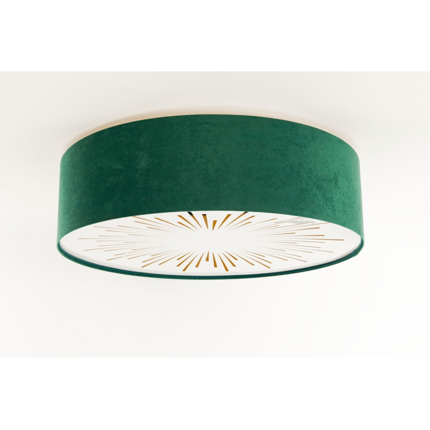 Ceiling light RAYS 2xE27/60W/230V d. 60 cm green