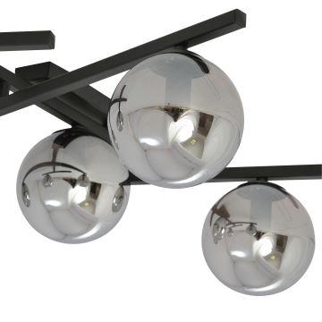 Ceiling light SMART 4xE14/10W/230V black/grey