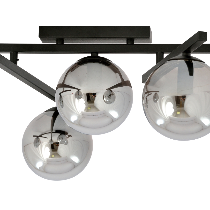 Ceiling light SMART 4xE14/10W/230V black/grey