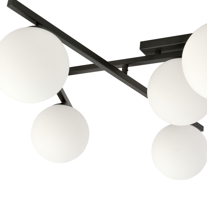 Ceiling light SMART 4xE14/10W/230V black/white