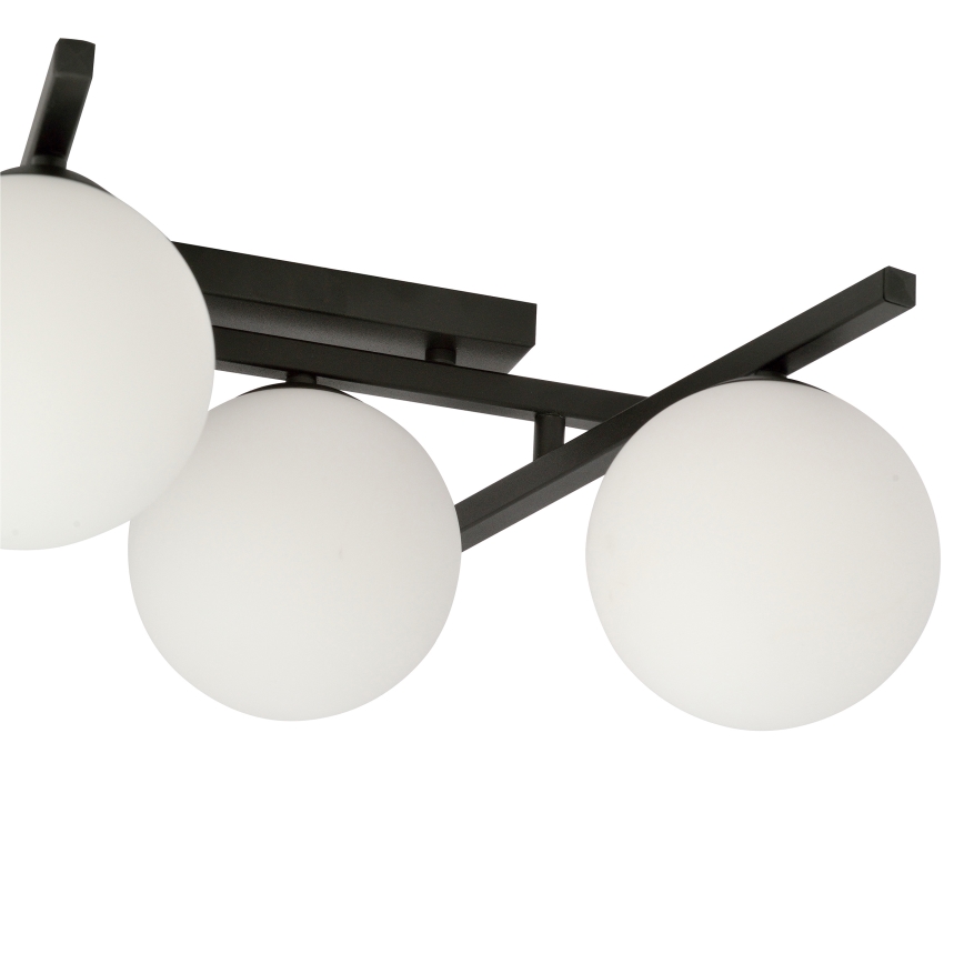 Ceiling light SMART 5xE14/10W/230V black/white