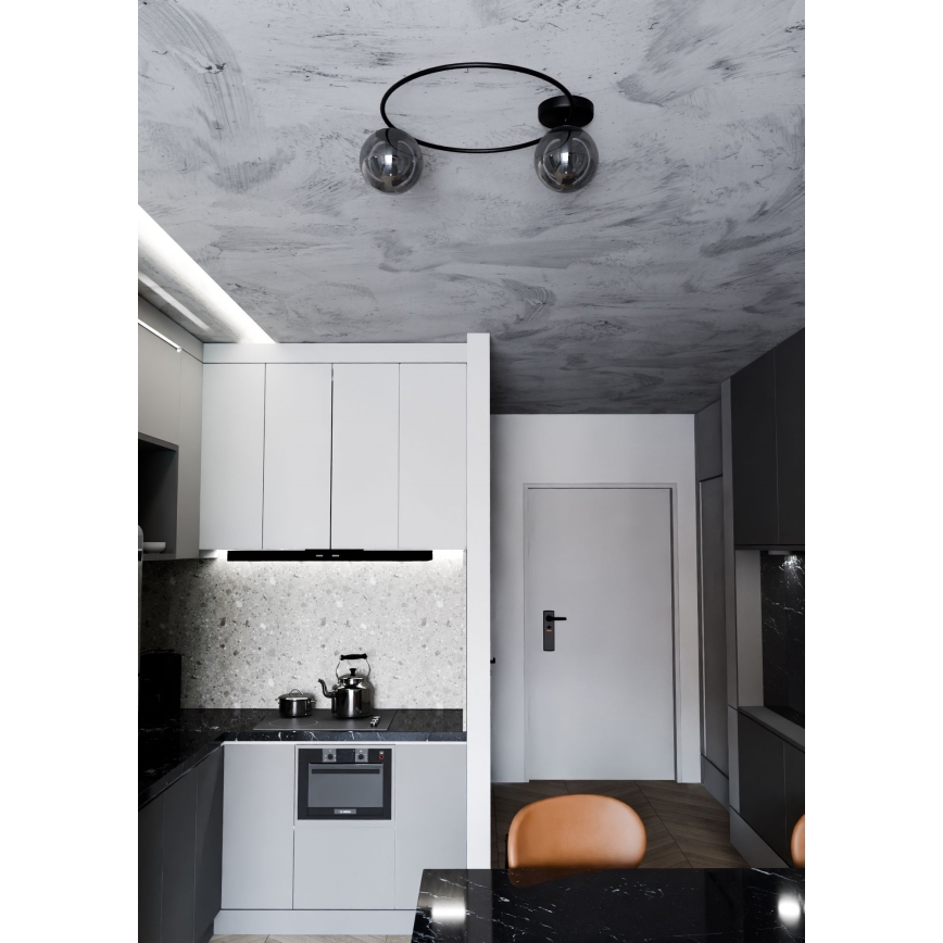 Ceiling light SOPRA 2xE14/10W/230V black