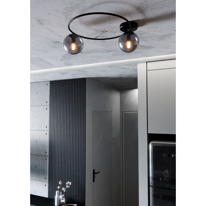 Ceiling light SOPRA 2xE14/10W/230V black